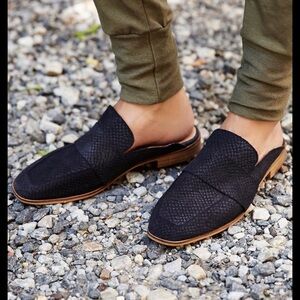 Free People Black Shoes At Ease Loafer Mule Slip On Womens Size 36